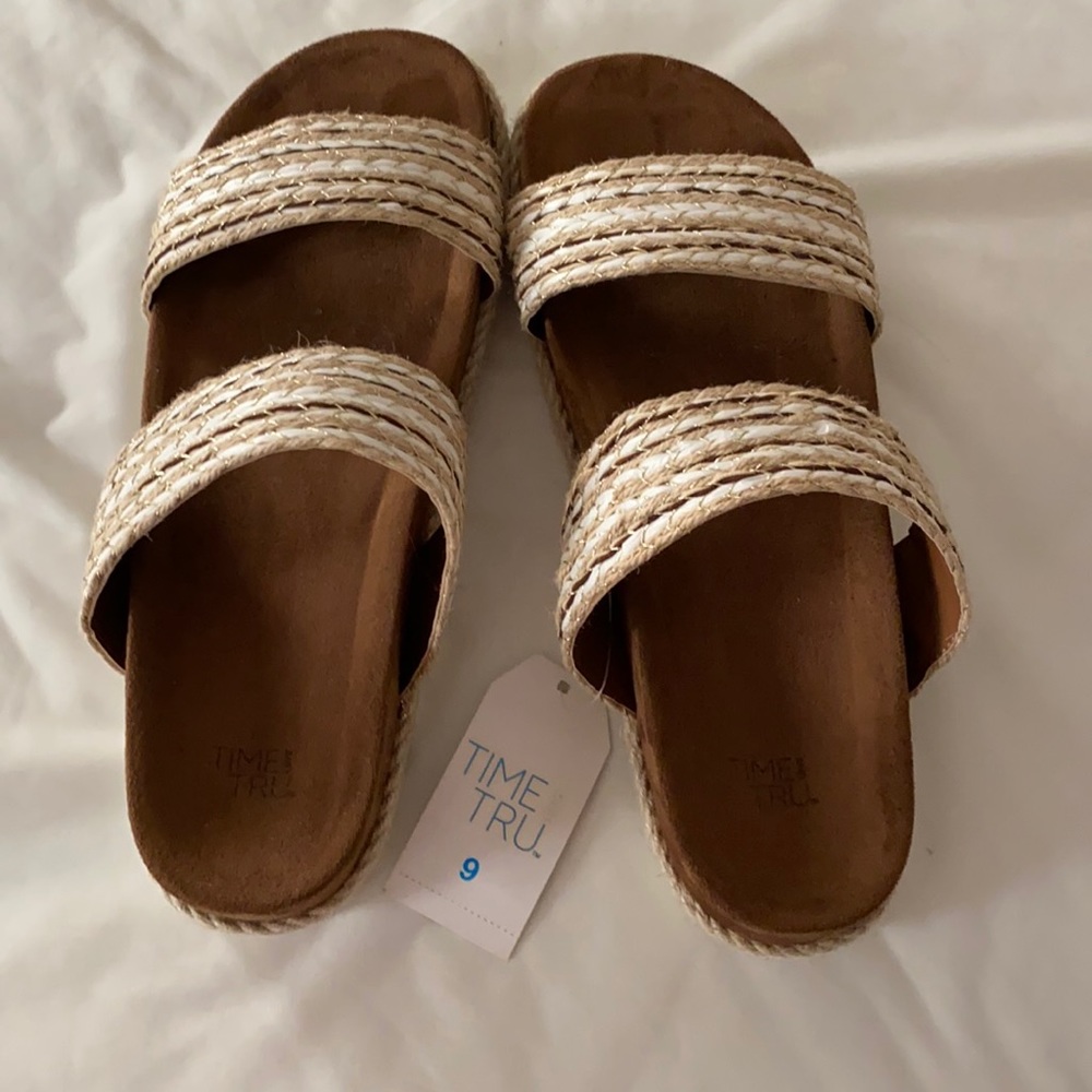 Walmart Time and True sandal.